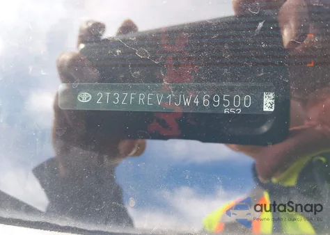 2018 Toyota Rav4 Le из США, поврежденный, VIN 2T3ZFREV1JW469500